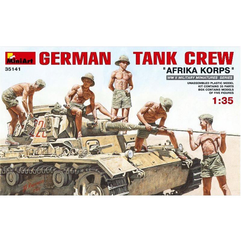 1/35 German Tank Crew Afrika Korps