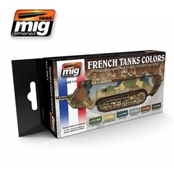 SET COLORES DE CAMUFLAJES FRANCESES DE LA 1GM Y 2GM